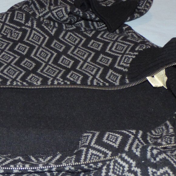 Telluride Black / Gray long cardigan sz L - Picture 12 of 16
